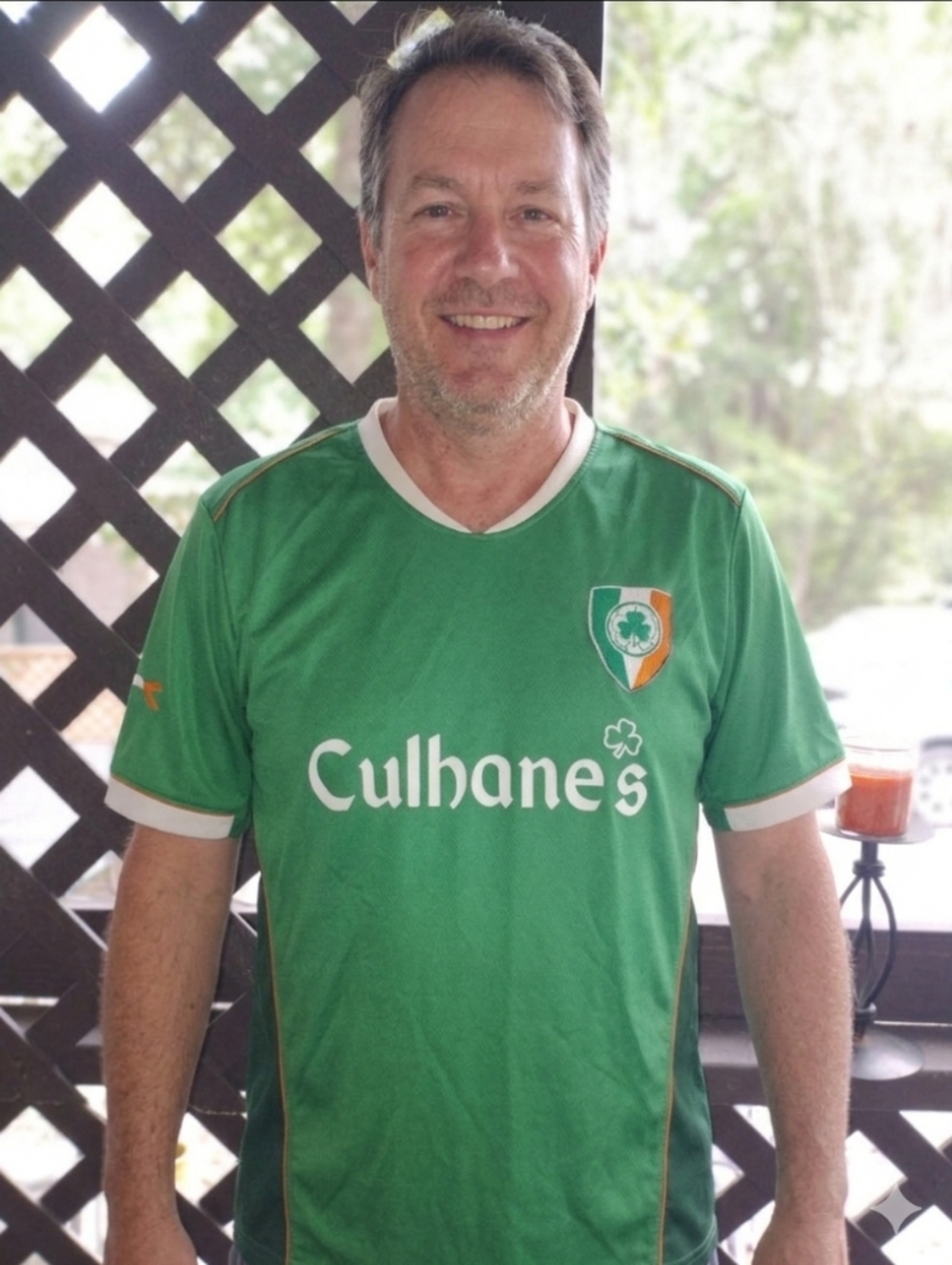 Vintage Striker Ireland Soccer Jersey | Green | Adult Small | Culhane's Irish Pu